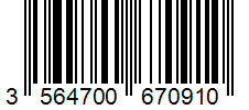 Barcode 3564700670910