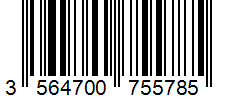 Barcode 3564700755785