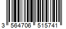 Barcode 3564706515741