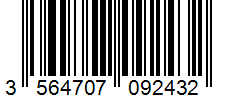 Barcode 3564707092432