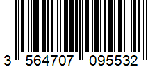 Barcode 3564707095532