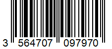 Barcode 3564707097970