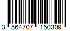 Barcode 3564707150309