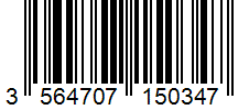 Barcode 3564707150347