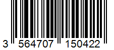Barcode 3564707150422
