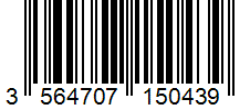 Barcode 3564707150439
