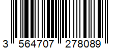 Barcode 3564707278089