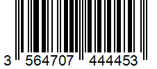 Barcode 3564707444453