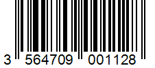 Barcode 3564709001128