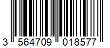 Barcode 3564709018577