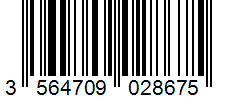 Barcode 3564709028675