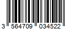 Barcode 3564709034522