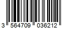Barcode 3564709036212