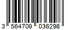 Barcode 3564709036298