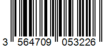 Barcode 3564709053226