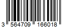 Barcode 3564709166018