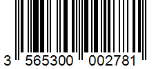 Barcode 3565300002781