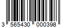 Barcode 3565430000398