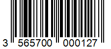Barcode 3565700000127