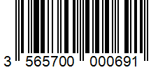 Barcode 3565700000691