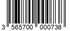 Barcode 3565700000738