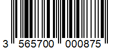 Barcode 3565700000875