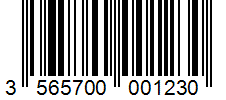 Barcode 3565700001230
