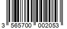 Barcode 3565700002053