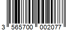 Barcode 3565700002077