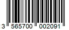 Barcode 3565700002091