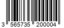 Barcode 3565735200004