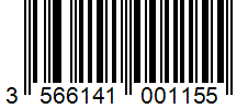 Barcode 3566141001155