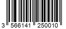 Barcode 3566141250010