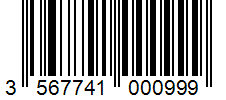 Barcode 3567741000999