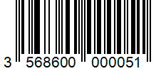 Barcode 3568600000051