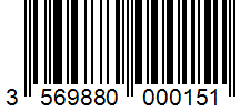 Barcode 3569880000151