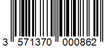 Barcode 3571370000862