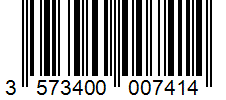 Barcode 3573400007414