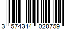 Barcode 3574314020759