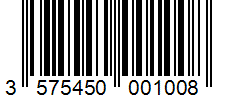 Barcode 3575450001008
