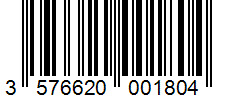 Barcode 3576620001804