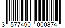 Barcode 3577490000874