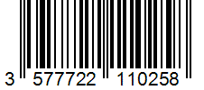 Barcode 3577722110258