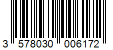Barcode 3578030006172
