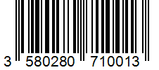 Barcode 3580280710013