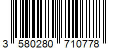 Barcode 3580280710778