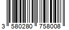 Barcode 3580280758008