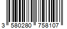 Barcode 3580280758107