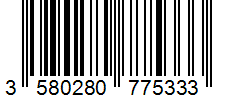 Barcode 3580280775333