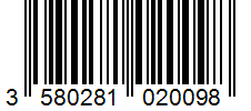 Barcode 3580281020098
